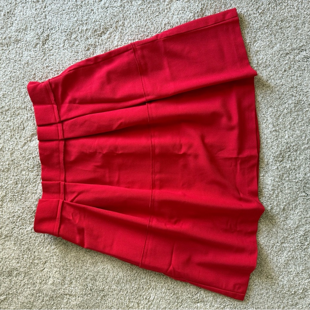 Elegant Red Women's Skirt